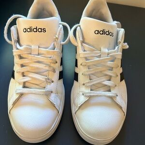 Adidas sneakers. White. Womens size 6.